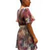 IMG_7140 Silk Lame Chiffon Mini Dress