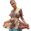 IMG_7142 Silk Lame Chiffon Mini Dress