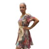 IMG_7144 Silk Lame Chiffon Mini Dress