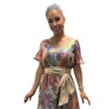 IMG_7146 Silk Lame Chiffon Mini Dress