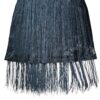 Fringe Trim Tassel Mini Skirt