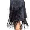 Fringe Trim Tassel Mini Skirt