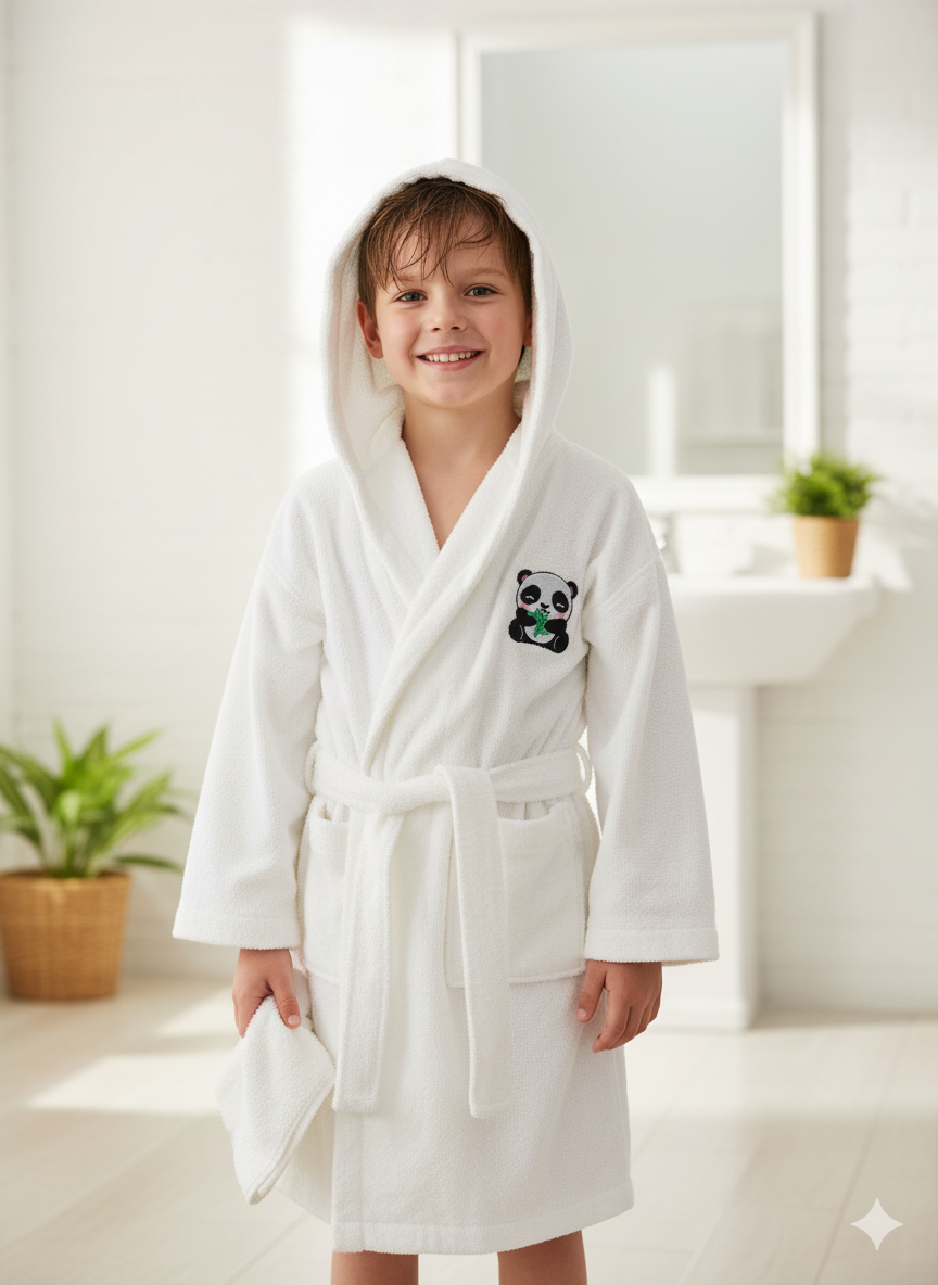 Kid’s Organic Bamboo Bath Robe