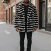 Men’s Chinchilla Faux Fur Coat