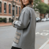 Double-Sided Wool Blend Coat